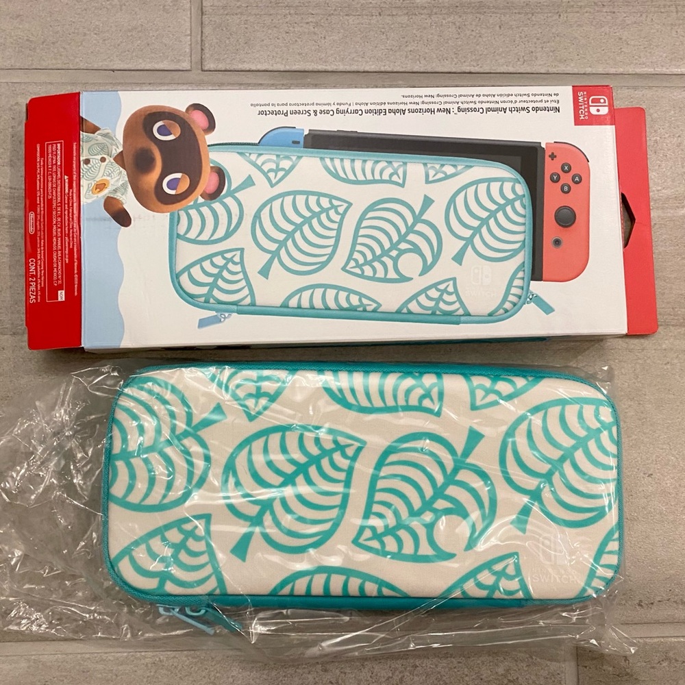 Brand New Nintendo Switch Animal Crossing New Horizons Case & Screen Protector
